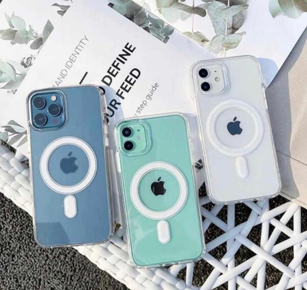 Cover Magnético Transparente para iPhone